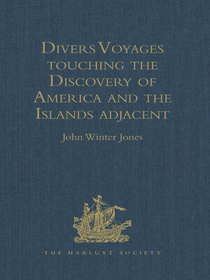 cover image of Divers Voyages touching the Discovery of America and the Islands adjacent